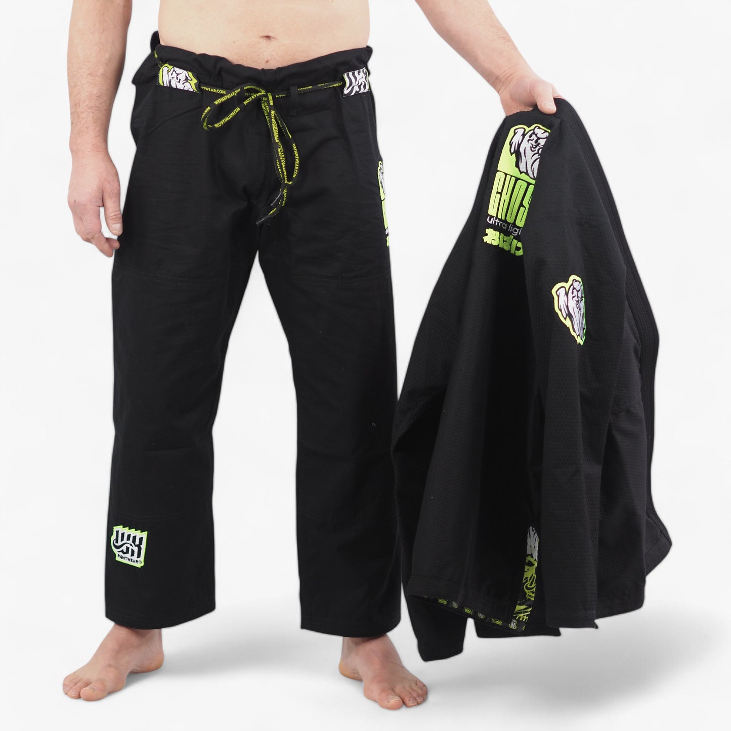 kimono jiu jitsu bresilien ghost wkfightwear nogi grappling